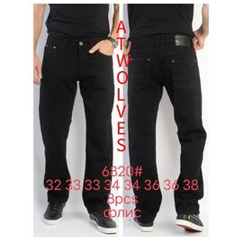 Фотография Джинсы мужские 6820 black р.32-38 "God Baron" недорого оптом от прямого поставщика