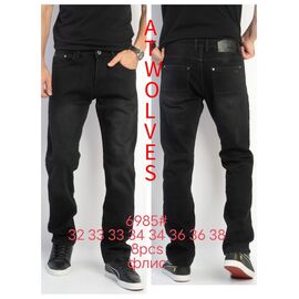 Фотография Джинсы мужские 6985 black р.32-38 "God Baron" недорого оптом от прямого поставщика