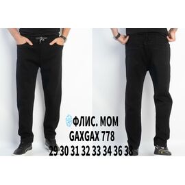 Фотография Джинсы мужские GAXGAX 778 black р.29-38 "God Baron" недорого оптом от прямого поставщика