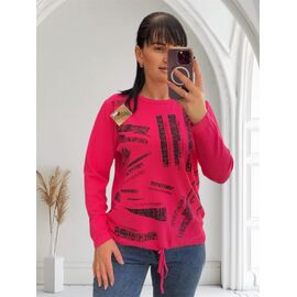 Фотография Свитер женский 25218 crimson р.46-52 "PULSE" недорого оптом от прямого поставщика