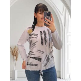 Фотография Свитер женский 25218 l.grey р.46-52 "PULSE" недорого оптом от прямого поставщика