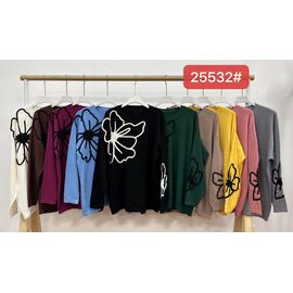 Фотография Свитер женский 25532 black р.52-56 "PULSE" недорого оптом от прямого поставщика