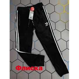 Штани спортивні чоловічі утеплені 6041 black р.S-2XL "Alex Clothes" недорого оптом від прямого постачальника