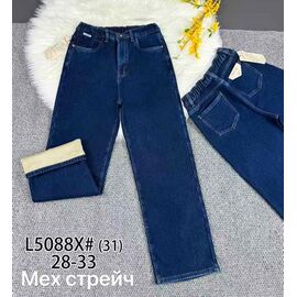 Фотография Джинсы утеплённые женские 5088 blue р.28-33 "Vindassion" недорого оптом от прямого поставщика