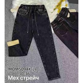 Фотография Джинсы утеплённые женские 5094 grey р.30-36 "Vindassion" недорого оптом от прямого поставщика