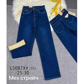 Фотография Джинсы утеплённые женские L5087 blue р.25-30 "Vindassion" недорого оптом от прямого поставщика