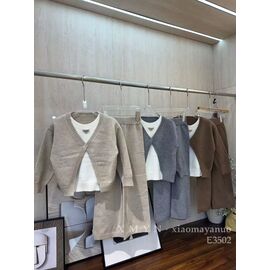 Фотография Костюм детский спортивный на девочку 3502 brown р.120-160 "Delfinka" недорого оптом от прямого поставщика