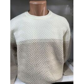 Фотография Свитер мужской SB1161 beige р.L-2XL "Sabihina" недорого оптом от прямого поставщика