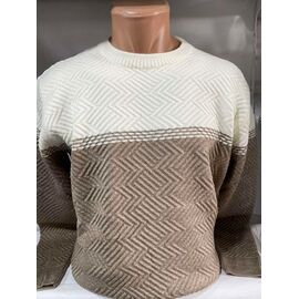 Фотография Свитер мужской SB1162 brown р.L-2XL "Sabihina" недорого оптом от прямого поставщика