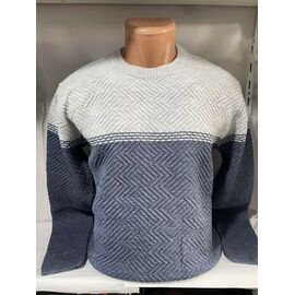 Фотография Свитер мужской SB1164 blue р.L-2XL "Sabihina" недорого оптом от прямого поставщика