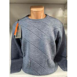 Фотография Свитер мужской SB1181 blue р.L-2XL "Sabihina" недорого оптом от прямого поставщика