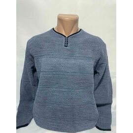 Фотография Свитер мужской SB1201 blue р.L-2XL "Sabihina" недорого оптом от прямого поставщика