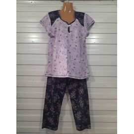 Піжама тепла жіноча A148 purple р.50-60 "Akvarel" недорого оптом від прямого постачальника