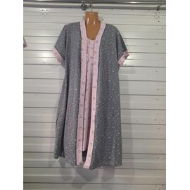 Комплект жіночий A152 grey-pink р.50-60 "Akvarel" недорого оптом від прямого постачальника