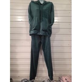 Костюм спортивний жіночий теплий A157 green р.52-58 "Akvarel" недорого оптом від прямого постачальника