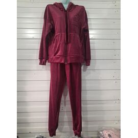 Костюм спортивний жіночий теплий A159 wine р.52-58 "Akvarel" недорого оптом від прямого постачальника