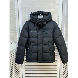 Курка дитяча зимова на дівчинку D110 black р.110-140 "Major" недорого оптом від прямого постачальника