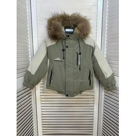 Курка дитяча зимова на хлопчика 24806 olive р.122-140 "Major" недорого оптом від прямого постачальника