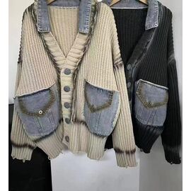 Фотография Кофта женская 02 black р.one size "Major" недорого оптом от прямого поставщика