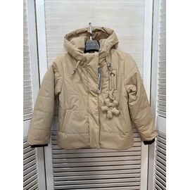 Куртка дитяча демісезонна на дівчинку YK1122 beige р.104-128 "Major" недорого оптом від прямого постачальника