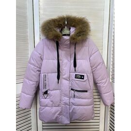 Курка дитяча зимова на дівчинку L956 pink р.122-146 "Major" недорого оптом від прямого постачальника