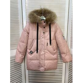 Курка дитяча зимова на дівчинку L937 peach р.122-146 "Major" недорого оптом від прямого постачальника