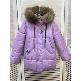 Курка дитяча зимова на дівчинку L937 purple р.122-146 "Major" недорого оптом від прямого постачальника