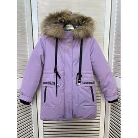 Курка дитяча зимова на дівчинку L920 purple р.128-152 "Major" недорого оптом від прямого постачальника