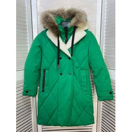 Курка дитяча зимова на дівчинку CP26 green р.140-164 "Major" недорого оптом від прямого постачальника