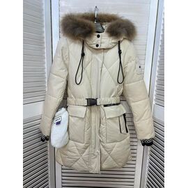 Курка дитяча зимова на дівчинку L990 beige р.140-164 "Major" недорого оптом від прямого постачальника