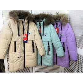 Курка дитяча зимова на дівчинку RT2306 l.green р.140-164 "Major" недорого оптом від прямого постачальника