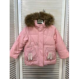Курка дитяча зимова на дівчинку A06 pink р.98-116 "Major" недорого оптом від прямого постачальника
