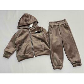 Фотография Костюм детский спортивный на девочку 1604-1 khaki р.92-122 "Bright Harmony" недорого оптом от прямого поставщика