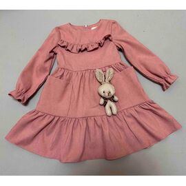 Фотография Платье детское на девочку 505 powder р.98-116 "Bright Harmony" недорого оптом от прямого поставщика