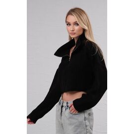 Фотография Свитер женский LR429 black р.42-48 "Lora" недорого оптом от прямого поставщика