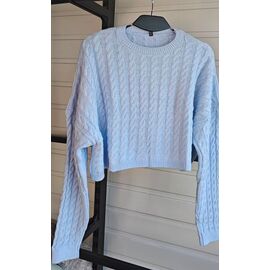 Светр жіночий LR433 l.blue р.42-46 "Lora" недорого оптом від прямого постачальника