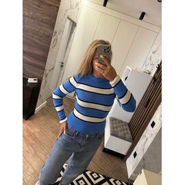 Светр жіночий LR455 blue р.one size "Lora" недорого оптом від прямого постачальника