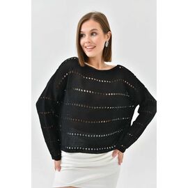 Светр жіночий LR456 black р.one size "Lora" недорого оптом від прямого постачальника