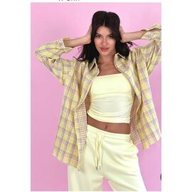 Сорочка жіноча LR486 yellow р.one size "Lora" недорого оптом від прямого постачальника