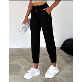 Штани спортивні жіночі LR500 black р.S-XL "Lora" недорого оптом від прямого постачальника