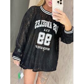 Светр жіночий LR534 black р.one size "Lora" недорого оптом від прямого постачальника