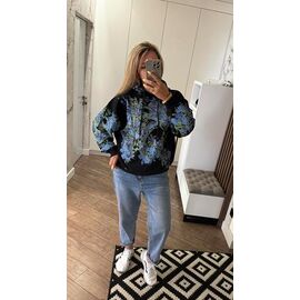 Батник жіночий LR542 black р.S-L "Lora" недорого оптом від прямого постачальника