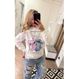 Светр жіночий LR543 white р.XS-L "Lora" недорого оптом від прямого постачальника