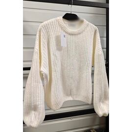 Светр жіночий LR558 l.beige р.one size "Lora" недорого оптом від прямого постачальника