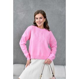 Светр жіночий LR582 pink р.one size "Lora" недорого оптом від прямого постачальника