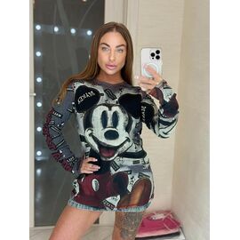 Светр жіночий LR585 grey р.one size "Lora" недорого оптом від прямого постачальника