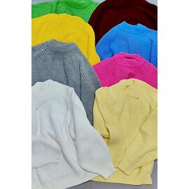 Светр жіночий LR624 white р.42-48 "Lora" недорого оптом від прямого постачальника