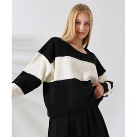 Светр жіночий LR626 black р.one size "Lora" недорого оптом від прямого постачальника