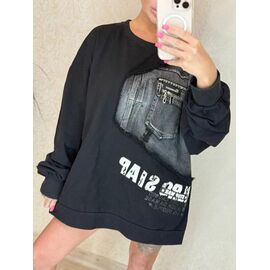 Светр жіночий LR641 black р.one size "Lora" недорого оптом від прямого постачальника