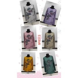 Фотография Свитер женский 8313 mix р.3XL-6XL "Desselil" недорого оптом от прямого поставщика